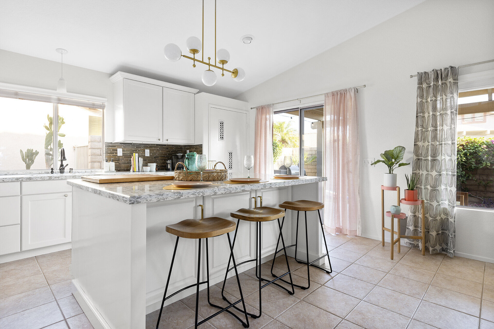 Bathroom detail showing modern fixtures and finishes